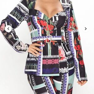 Office Favorite Pant Set - Black/combo